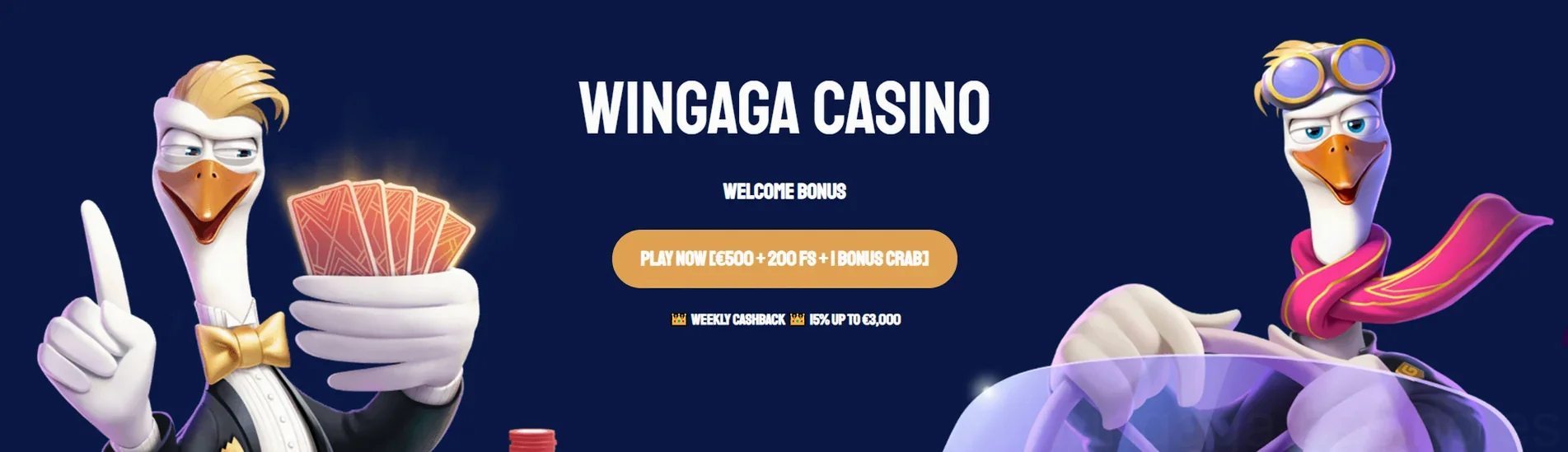 Wingaga Casino Bienvenida